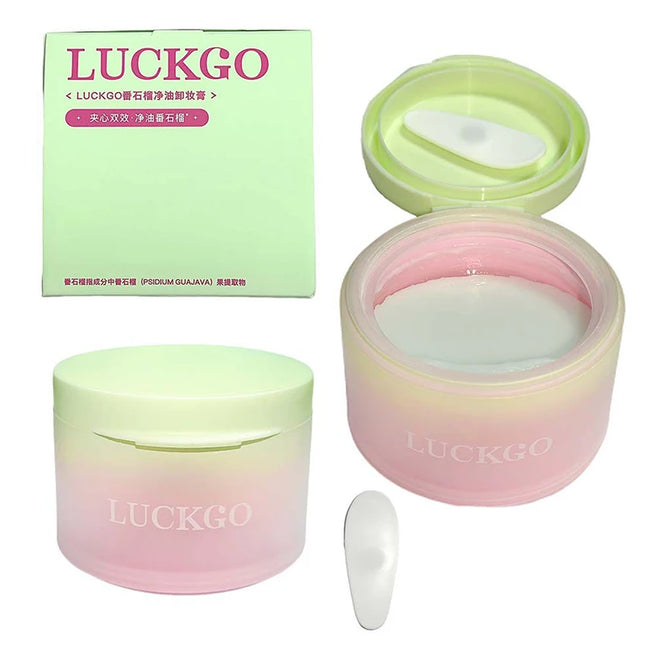 Guava Cleansing Balm,Refreshing Non-Irritating to Eyes, Potato Mud Texture,  Face Skin Care,Deep Cleanse Face Makeup Remover