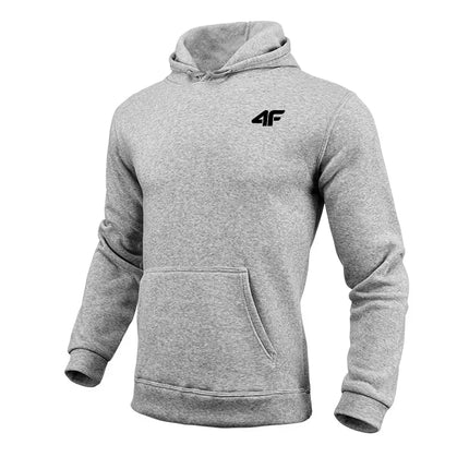Men's hooded sweatshirt for all seasons; daily leisure, comfortable for outdoor, hooded jacket for gym; trendy men's clothing