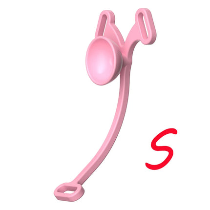 Male Penis Ring Chastity Cage Anti-off Device Elastic Band Auxiliary Belt Adjustable Underwear Rope Scrotum Ring Sissy Sex Toys