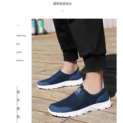 YRZL New Running Shoes for Men Breathable Sports Shoes Light Weight Fashion Summer Breathable Sneakers for Men Plus Size 39-46