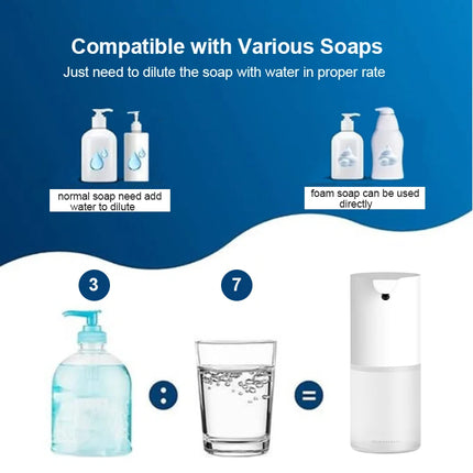 XIAOMI Mijia Soap Dispenser 1S Type-C Rechargeable Automatic Induction 0.25s Fast Foaming Smart Sensor Hand Washer for Bathroom