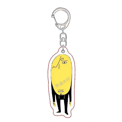 Anime Roronoa Zoro Vinsmoke Sanji Cosplay Keychain Abstract Funny Acrylic Pendant Keyring Key Chain Bag Ornament Accessory Props