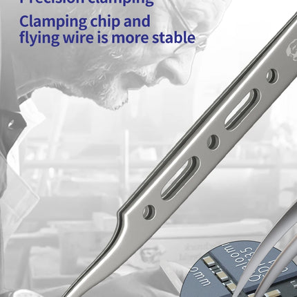 MECHANIC G-15 11 Fingerprint Flying Wire Anti-magnetic Tweezers Fine Clip Precision Components Mobile Phone Repair Hand Tools