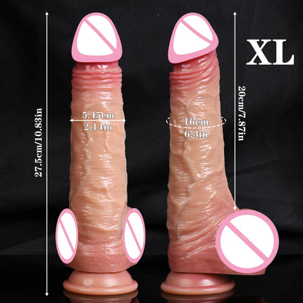 Realistic Dildos for Women Masturbation Adult sex toys Vaginal anal G-spot stimulation Skin Sliding Foreskin Testicles Dildo 18+