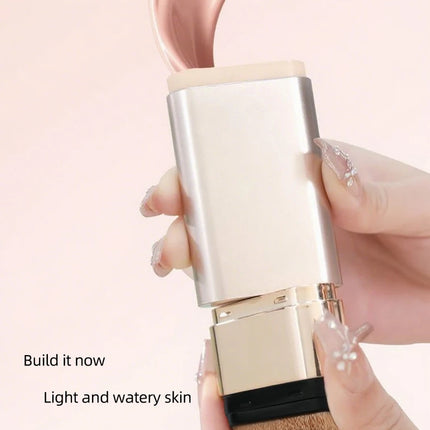 2-in-1 Concealer Foundation Stick - Long-Lasting Full Coverage, Lightweight & Moisturizing, Dual-Ended for Easy Application