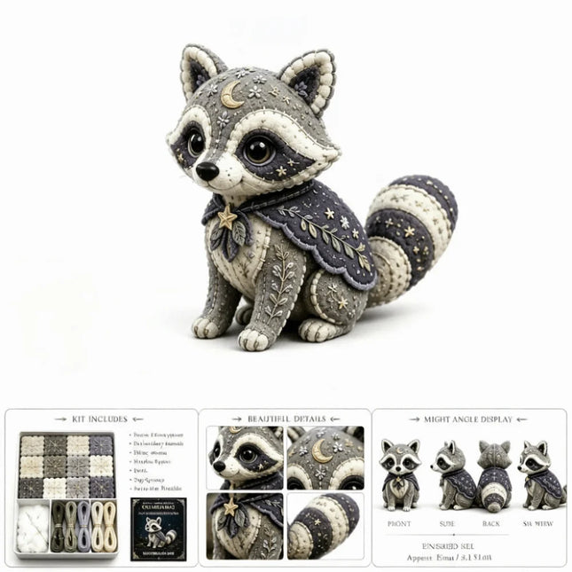 Floral Fabrics Animal Patchwork Set Material Pack Creative Design Handmade Decor Kit Home Decoration Hanging Kit