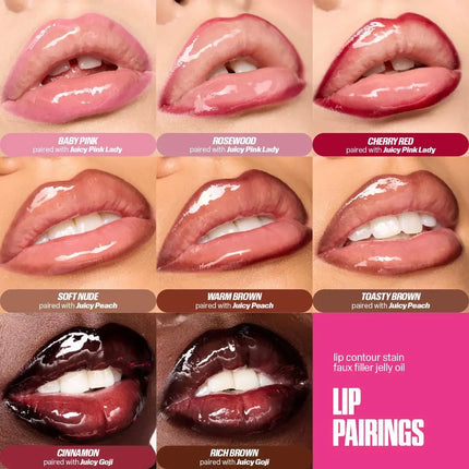 Huda Beauty Lip Contour Lip Stain Wear Matte Lipliner Pencil Tint Lipstick Long Lasting Non-stick Cup Moisturising Liner Makeup