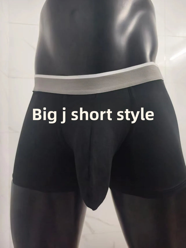 Super Men Modal Boxer Briefs Big Pouch Underwear Breathable Cooling Lightweight Soft Comfortable Mens Boxers Male Panties Gif