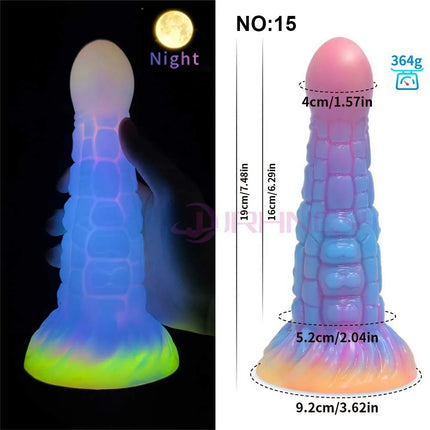 Anal Dildo Luminous Sex Toys for Women Dick Animal/Monsters Horse Dildos Silicone Soft Anal Plug Adult Sextoys Dragon Penis 18+