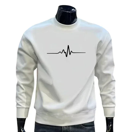 Autumn Winter Hot Sales Men's Sweatshirts Print O-Neck High Quality Casual Man Popular Sports Pullover Jogging Daily Simplicity