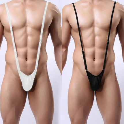 Men's Sexy Strap Underwear Male Thong Mankini Men Leotard Thongs Man Body Costume Bodysuit Stage Perform Bandage Lingerie