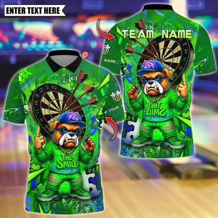 3D Printed Tiger King Dog Polo Shirt For Men Customized Darts Pattern Tees Summer Loose Sport Short Sleeve Tops Lapel T-Shirts