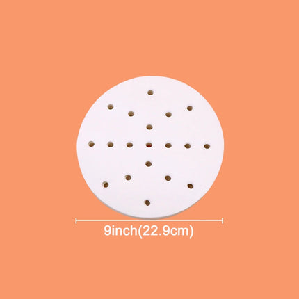New Air Fryer Paper Special For Baking Kitchen Food Oil-proof Double-sided Silicone Oil Paper Non-Stick Steamer Pad Mat Papers