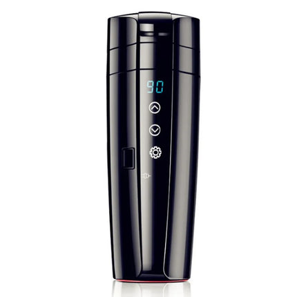 12V 24V Smart  Car Heating Cup Electric Kettle Stainless Steel Thermal Insulation Control Touch LCD Display Travel Coffee Mug