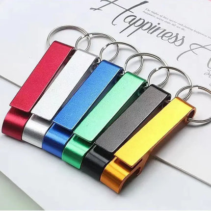 10-150 Pcs  Bottle Opener Key Ring Chain Portable Metal Mini Beer Can Opener Keychain Metal Beer Kitchen Bar Tools Accessories