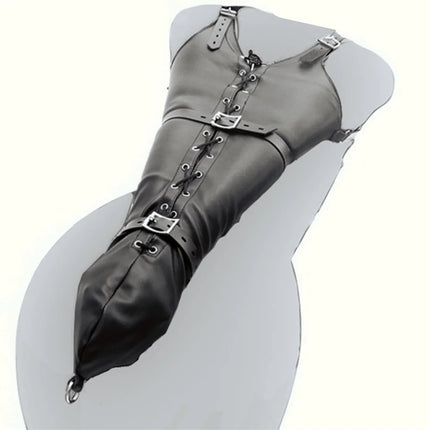 Sm Bundled Sexy Uniform Backhand Back Bondage Restraint Bdsm Adult Sex Games Arm Binder Hand Cuffs Harness Sleeves Armbinder