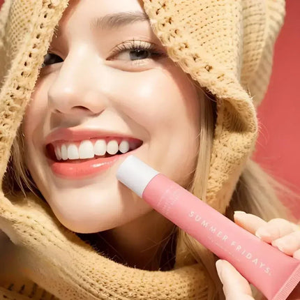 Summer Friday's Vanilla Beige Lip Balm Moisturizing Transparent Lipstick Set Smooth Soft Tube Mirror Lip Gloss Lip Makeup