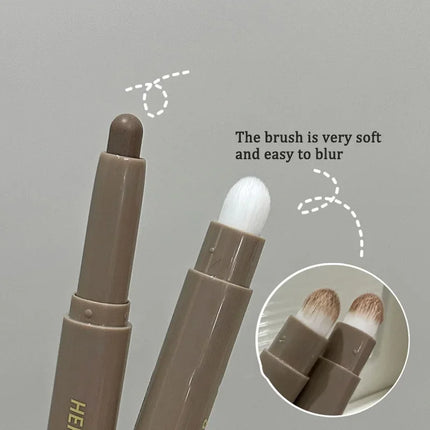 Nose Shadow Bronzer Contouring Makeup Pen Natural Grey Brown Three-dimensional Face Matte Shadow Cream Contour With Brush Makeup