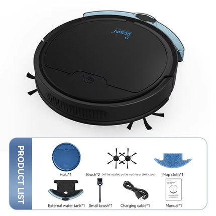 2025 New Upgrade 2000Pa Robotic Vacuum Cleaner Smart APP Home Sweeping Vacuum Cleaner Robot Dry Wet Anti-drop Vacuum Cleaner