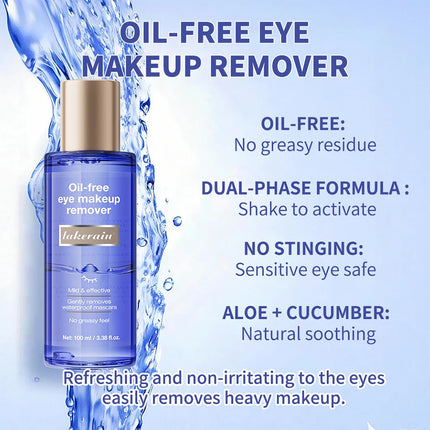 Gentle Makeup Remover Waterproof Formula Effectively Cleans Mascara Eyeliner Pigmented Eyeshadow And Brow Pomade