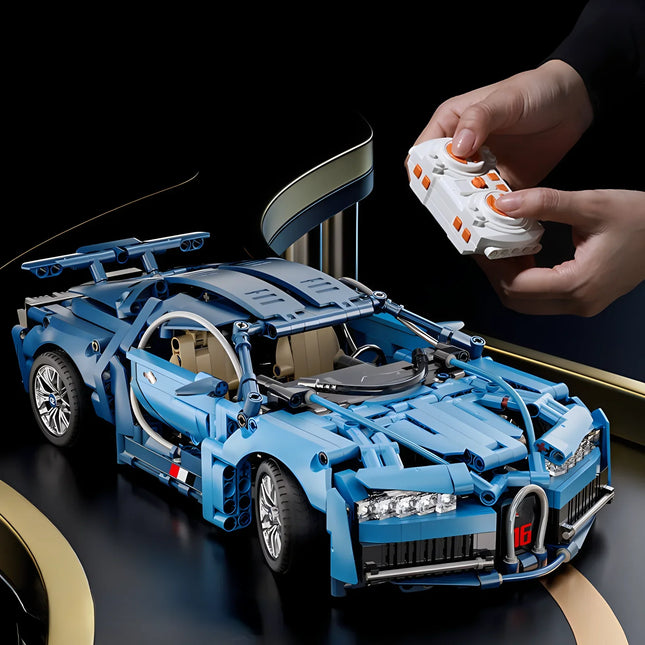 1:14 Building Blocks Roadster RC Toy Car Building Blocks Toy Birthday Gift MOC Roadster Model 1310Pcs