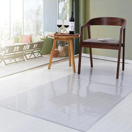 20221 New Transparent Wood Floor Protection Mat PVC Plastic Floor Doormat Computer Chair Mats Protectors Plastic Grounding Mat