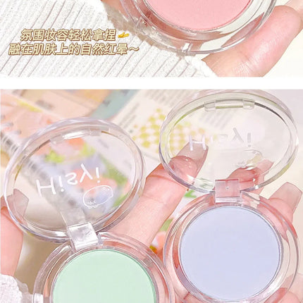 HISYI monochrome blush whitening matte cosmetics natural smudge nude makeup blush plate