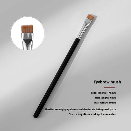 Single Soft Bristle Face Brush For Foundation Eyeshadow Powder And Concealer Application Portable Makeup Tool