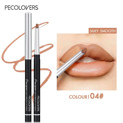 Slanted Tube Lip Liner, Lipstick Lip Pencil, Waterproof Lipstick Pen,Long-Lasting,Matte Lip Liner