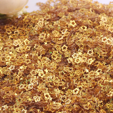 4mm 20g Stars Flower Glittering Sequins Paillettes Sprinkles For Slime Additives DIY Slime Accessories Filler Wedding Nail Art