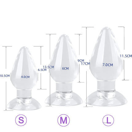 Big Anal Beads 7.5cm Soft Prostate Massager Anal Plug Huge Size Anus Stimulator ButtPlugs Erotic Sex Toys For Man Woman Shop