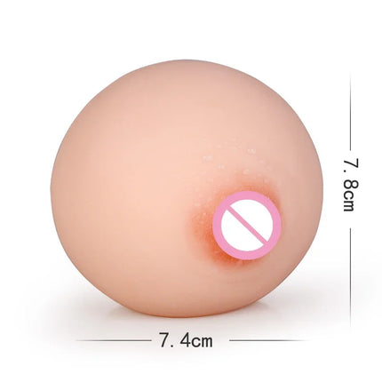 Silicone Artificial Breasts Men's Masturbation Sex Toys Realistic Soft Chest Vagina for Adult Man Sexy Boobs Adult Products 18+