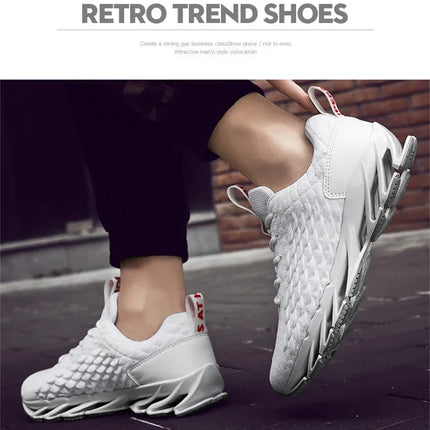 Men's Shoes Casual Sneakers Non Slip Breathable Running Shoe Mesh Tenis Outdoor Basketball Sports Tennis Shoes Zapatos De Hombre
