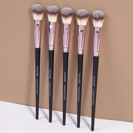 MAANGE 5Pcs Flawless Facial Makeup Brushes Soft Bristle Make-up Details Brushes for Concealer Cosmetics Makeup Tool for Beauty