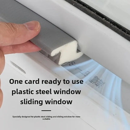 TPU Seal Strip Set for Sliding Windows and Door Windproof Waterproof Soundproof Dustproof for Outer Inner Middle Gap Door Bottom