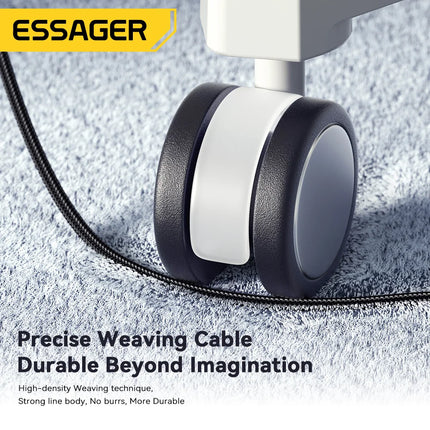 ESSAGER 240W USB C To Type C Cable PD3.1 6A Super Fast Charging Cable Type C For iPhone16 15 Xiaomi Samsung S23 Huawei Macbook