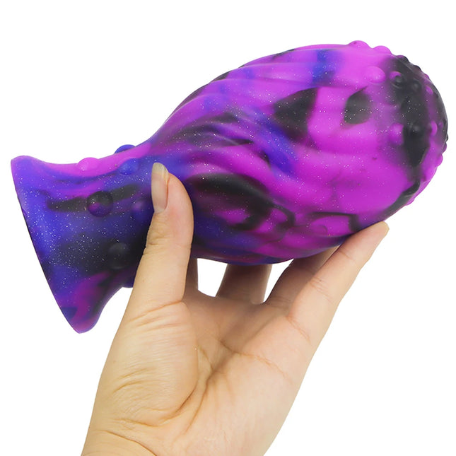 6/7/8cm Huge Butt Plugs 18+ Egg Anal Plug Liquid Silicone Soft Anal Bead Anal Dilatation BDMS Sex Toy Women Men Prostate Massage