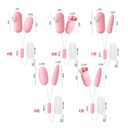 12 Speeds Double Head Jump Egg Bullet Dildo Vibrator Sucking Vibrating Balls Anal Butt Plug Adult Sex Toys For Couples Men Women