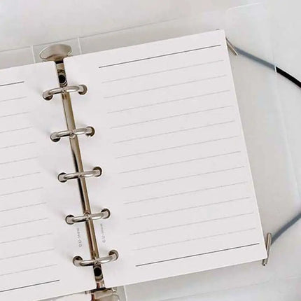 50Sheets M5 A8 Loose-Leaf Notebook Refill Paper 5-hole Line Grid Inner Refill Binder Paper Pages Daily Monthly Weekly Agenda