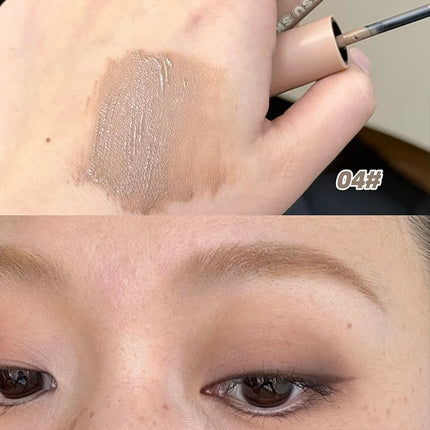 Natural Dyeing Eyebrow Cream High Pigment Long-lasting Waterproof Natural Wild Eye Brow Tint Enhancer Brow Mascara Cosmetic