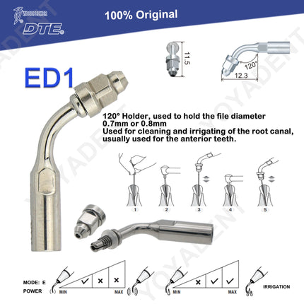 Woodpecker Tips DTE Dental Ultrasonic Endo Scaler Tips Scaling Tips Fit EMS UDS NSK SATELEC Scaler Handpiece Dentistry Tools