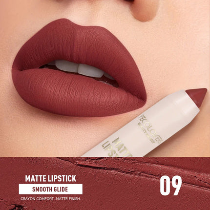 1 Pcs Matte Velvet Lipliner & Lipstick Pen, Smooth Easy To Apply, Precise To Definded Lip Lines, High Color Rendering Non-sticky