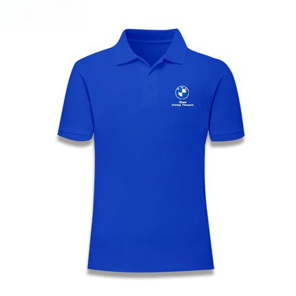 BMW 2025 Summer Men's and Women POLO Shirts Car Club Motorcycle Car Fans Lapel Work Short Sleeve Racing Off-Road Riding T-Shirt