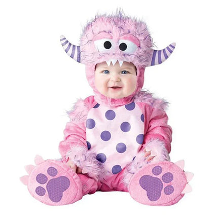 2024 New Arrival High Quality Baby Boys Girls Halloween Dinosaur Costume Romper Kids Clothing Set Toddler Co-splay Triceratops