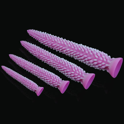 Anal plug dildo purple octopus tail shape anal plug prostate massager adult G-spot stimulation masturbator sex toy 18+