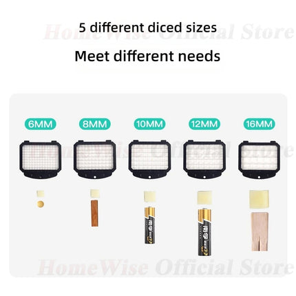 Homewise Cut Cubes and Slicing and Shredding knife Accessories for M1 Commercial Multifunctional Vegetable Machine