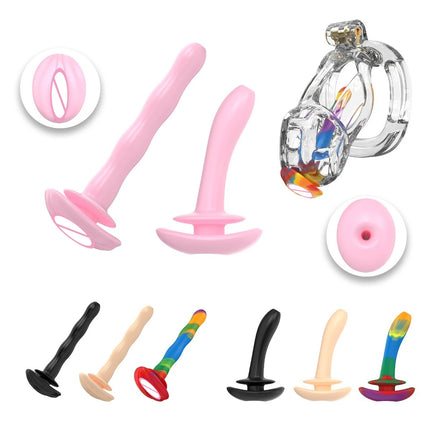 Chastity Cage Penis Plug Stimulation BDSM Bondage Urethra Dilator Catheter Horse Eye Rod Vagina Anal Simulatior Sex Toys for Man