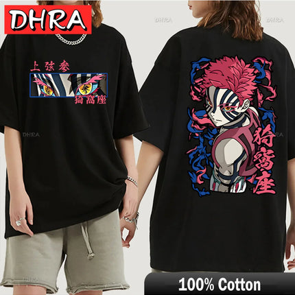 Demon Slayer T Shirt Nezuko Tshirt Women Kimetsu No Yaiba Top Tees Japanese Anime Tanjirou Kamado Tops Manga Harajuku T-shirt