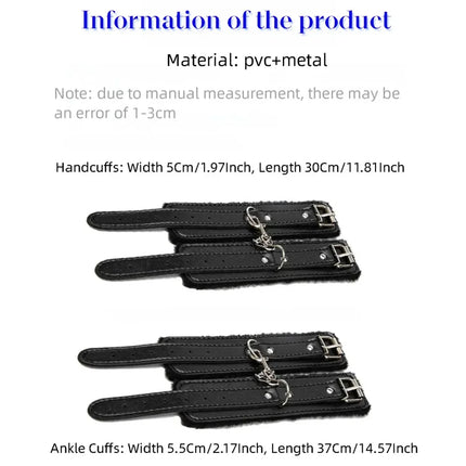 SM Handcuffs Sex Ankle Cuff BDSM Bondage Restraints Soft Plush Handcuff Adult Game 18+  Couple Sextoy Sex Supplies