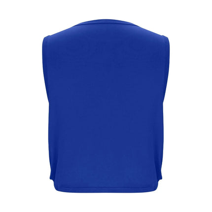 Women Sleeveless Yoga Tops Breathable Blouse Cover Up Gym Workout Cool T-Shirt Running Short Tank Crop Top Athletic Vest